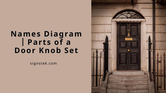 Names Diagram | Parts of a Door Knob Set