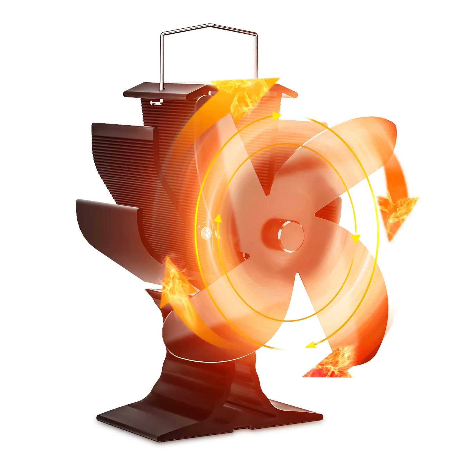 Best Heat Powered Stove Fan Blower for Wood/Log Burner/Fireplace – Signstek