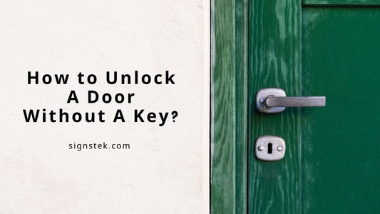 how to unlock a door without a key