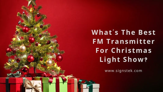 What’s the Best FM Transmitter for Christmas Light Show?
