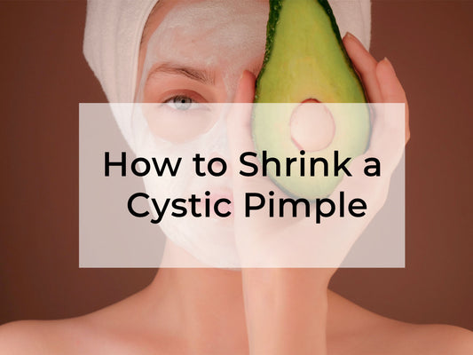 how to shrink a cystic pimple 