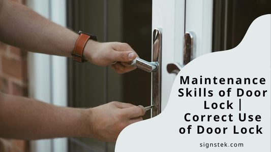 maintenance skills of door lock