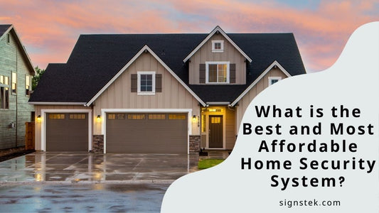 what is the best and most affordable home security system