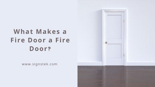 what makes a fire door a fire door