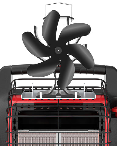 Eco-friendly Heat Powered Wood Stove Fan for Heater/Wood Burner