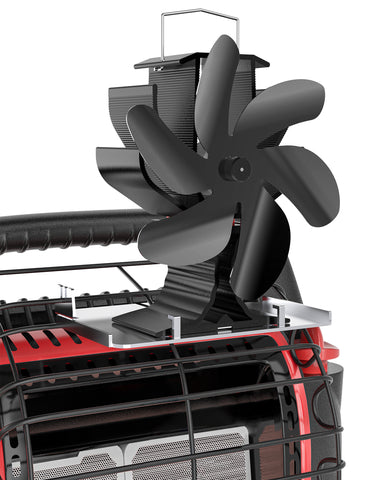 Eco-friendly Heat Powered Wood Stove Fan for Heater/Wood Burner