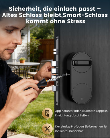 Signstek Smartes Türschloss Fingerabdruck &Bluetooth