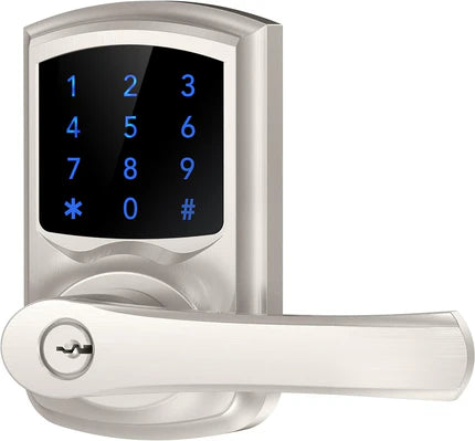 ST-668 Smart Electronic Lock Touchscreen Keypad Door with Handle