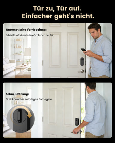 Signstek Smartes Türschloss Fingerabdruck &Bluetooth