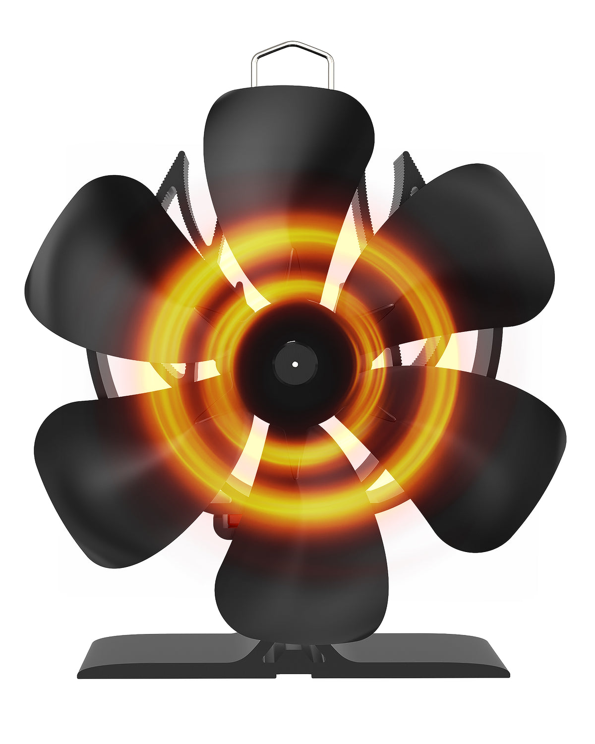 Signstek 6 Blättern Ofenventilator für Kamin/Kaminofen/Holzöfen