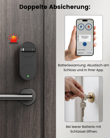 Signstek Smartes Türschloss Fingerabdruck &Bluetooth