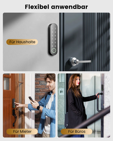 Signstek Smartes Türschloss Fingerabdruck &Bluetooth