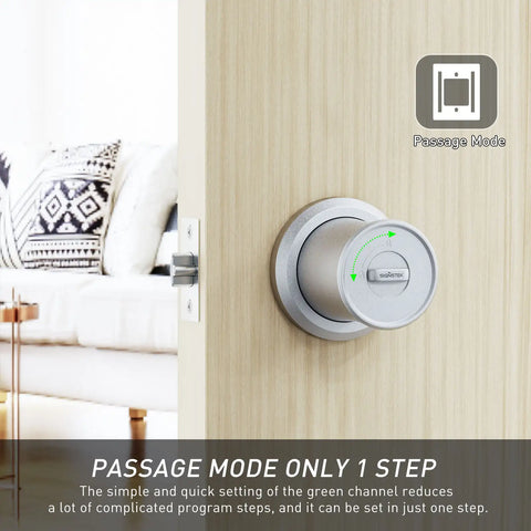 door knob with code