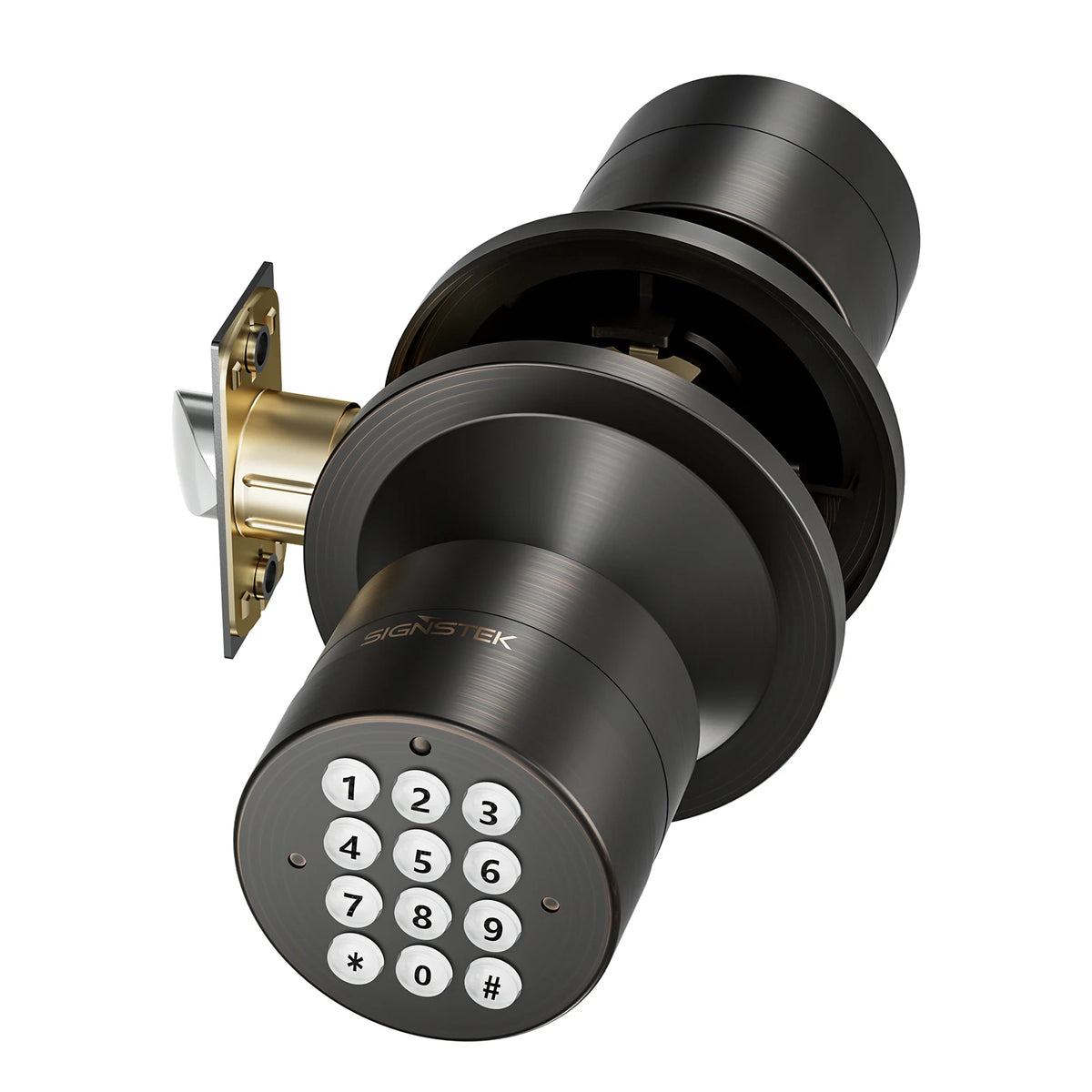 Buy Digital Keypad Electronic Door Knob With Lock Passcode Signstek