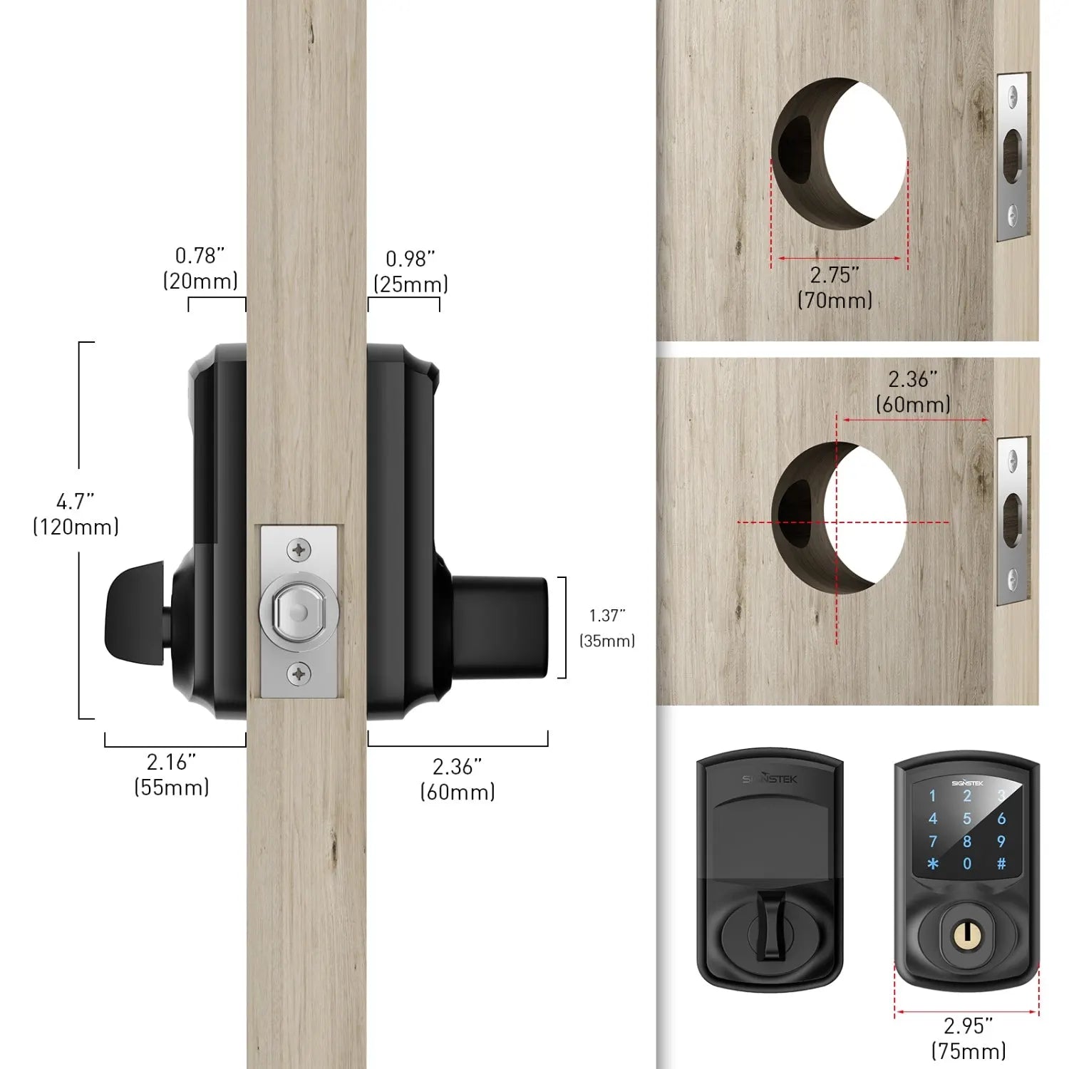 door handles