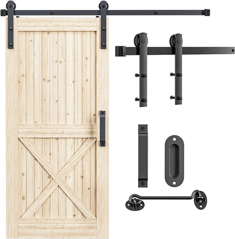 5ft I shape barn door hardware