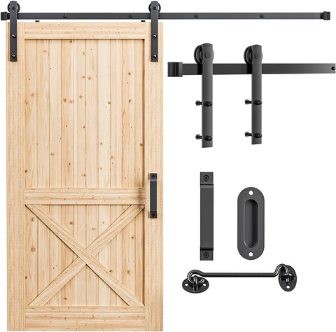 6ft I shape barn door hardware