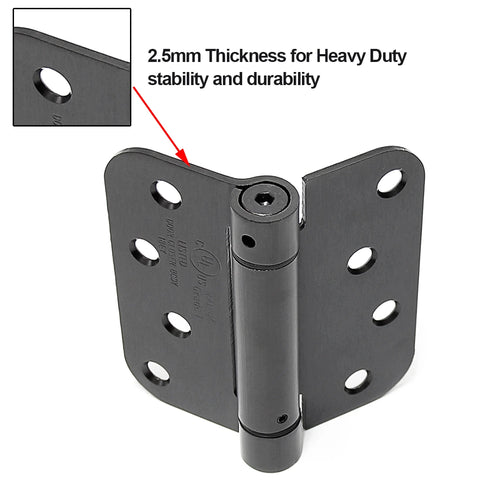 Black Heavy Duty Self Closing Door Hinges 