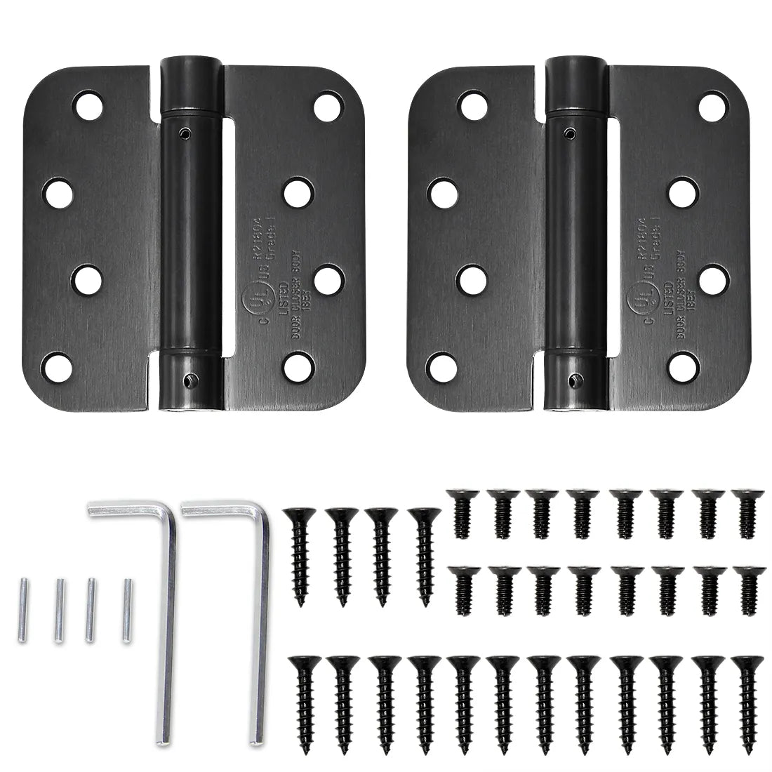 Black Heavy Duty Self Closing Door Hinges 