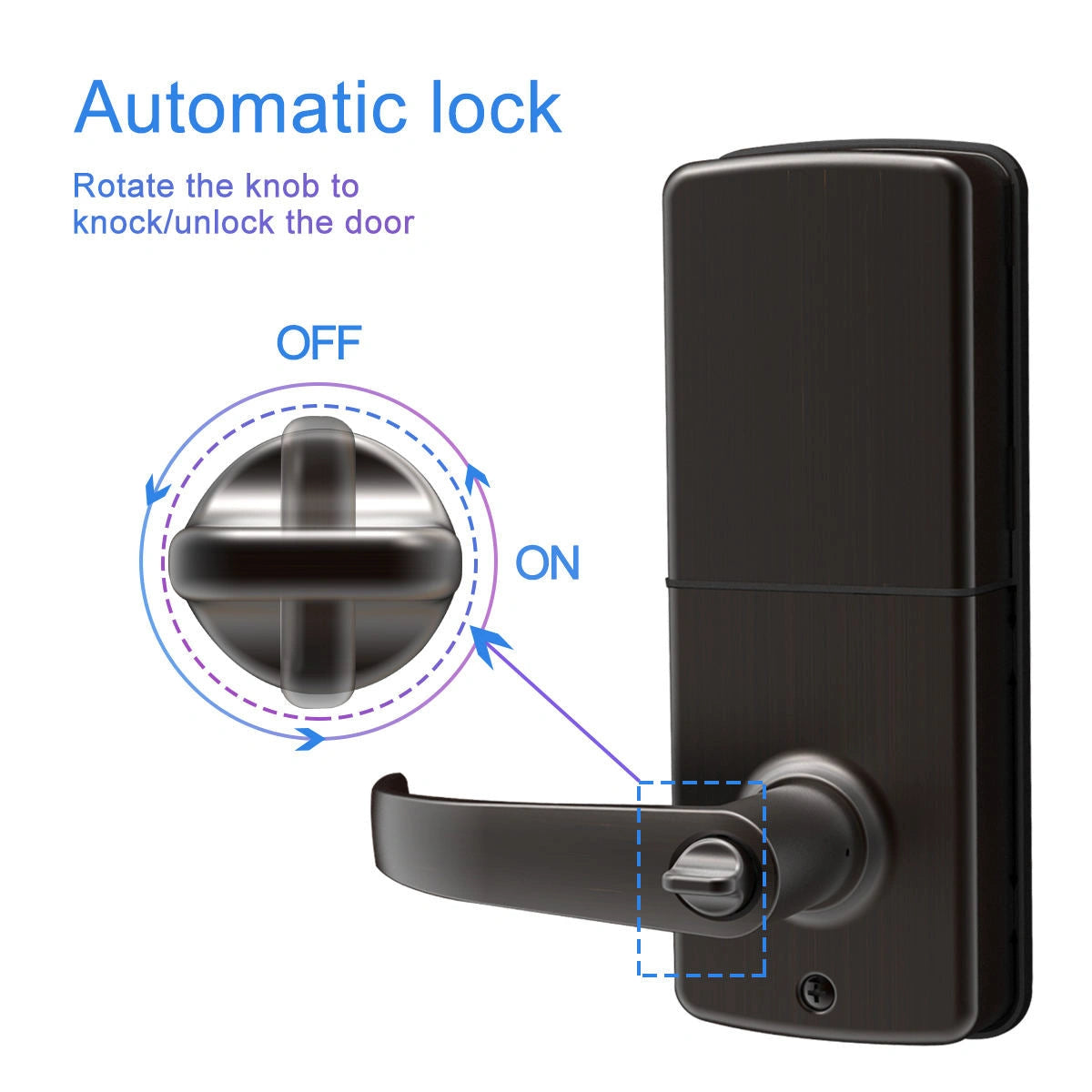 Automatic main discount door lock